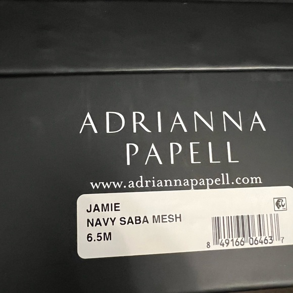 Adrianna Papell NWB Women’s Navy Blue Jamie Peep Toe, Kitten Heel Pump. Size 6.5 - Picture 6 of 6